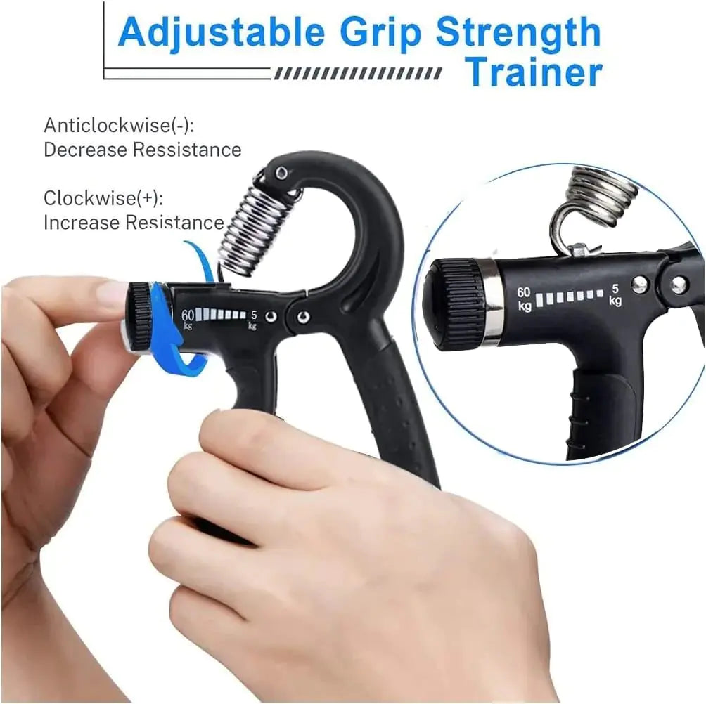Adjustable Hand Grip Strengthener – Boost Your Grip & Arm Power!