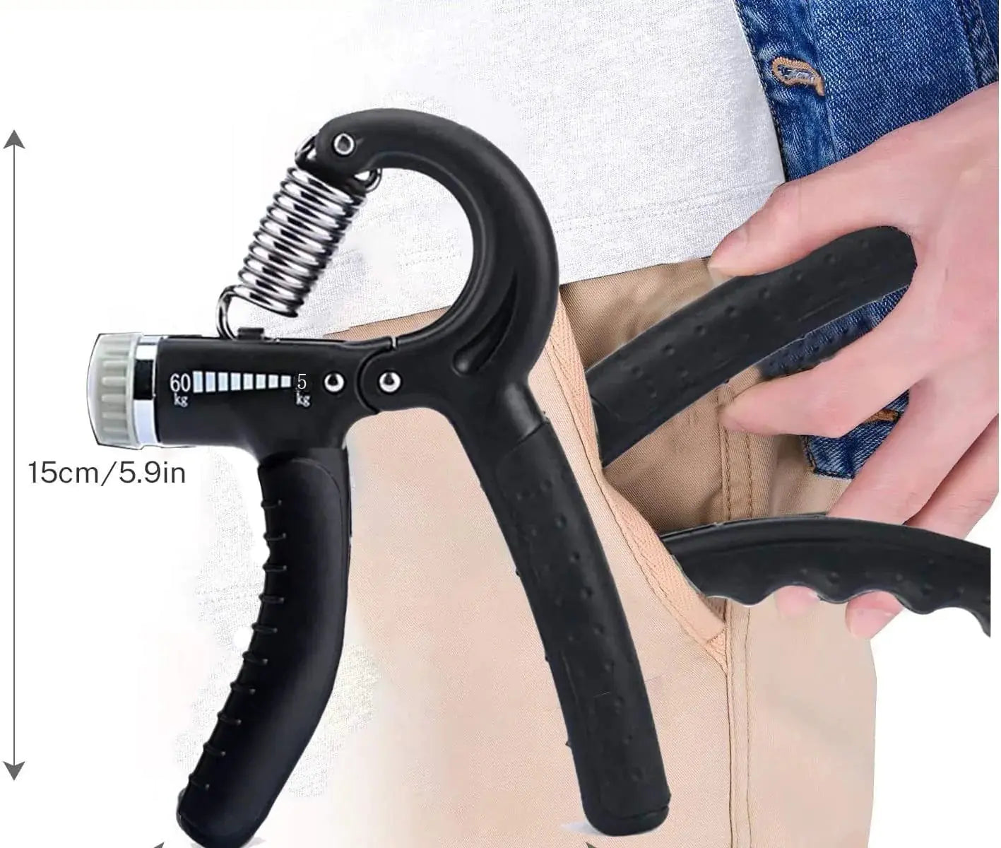 Adjustable Hand Grip Strengthener – Boost Your Grip & Arm Power!