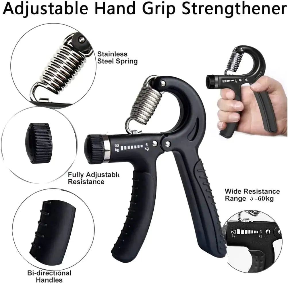 Adjustable Hand Grip Strengthener – Boost Your Grip & Arm Power!
